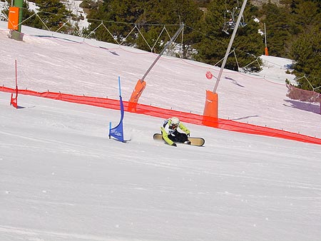 Eslalom Paralelo Gigante en el Campeonato de España de snowboard 2009